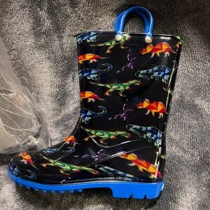 Dinosaur Patterned Kids' Rain Boots